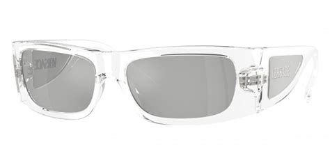 Versace VE4482 Wraparound Sunglasses 